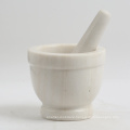 Creative Home 5.9" Diam. x 5.11" H  Marble Stone Mortar and Pestle Set